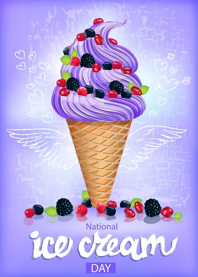 national-ice-cream-day-poster-painted-chalk-86698449